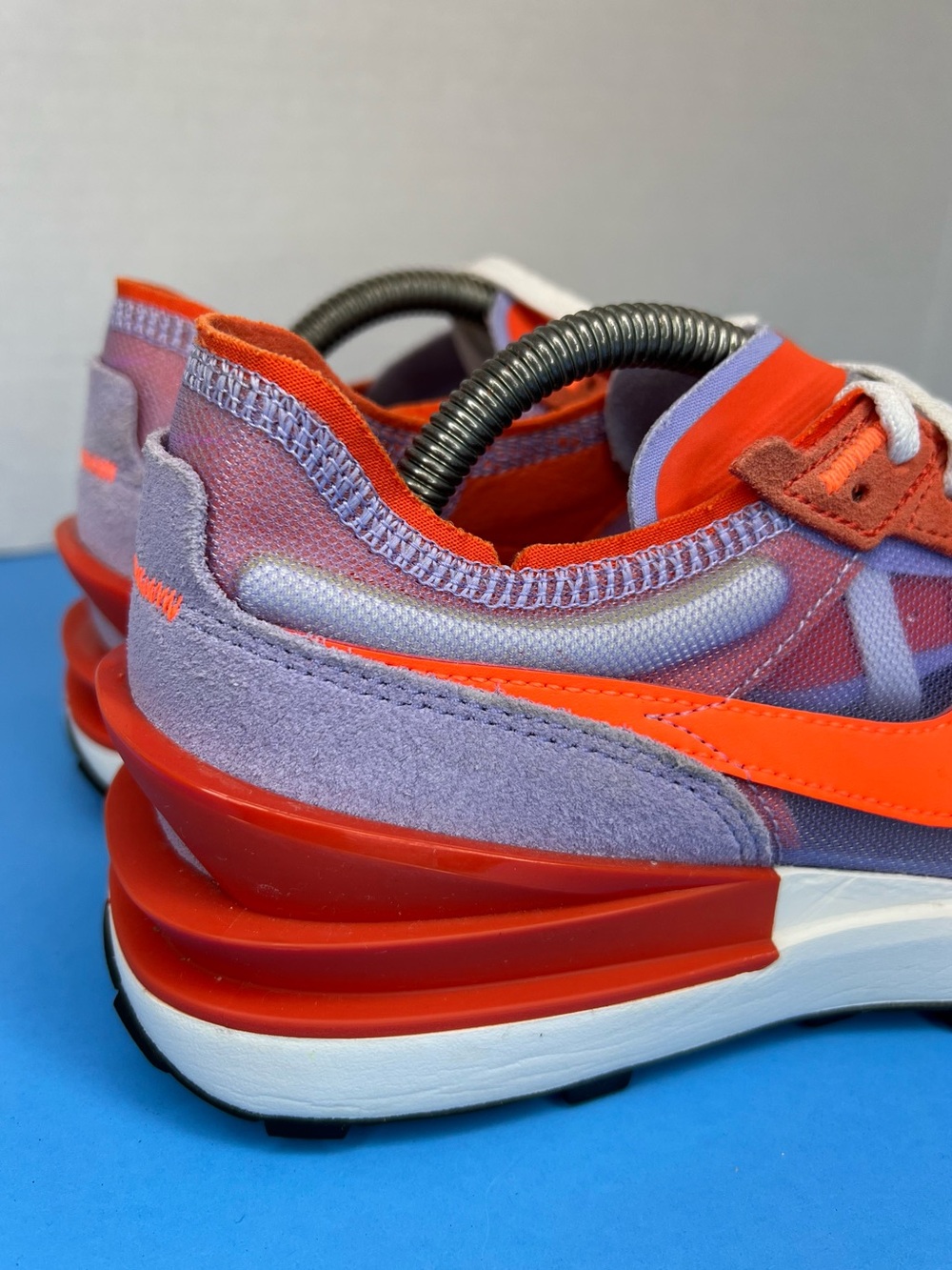 Women’s Nike Waffle One Team Orange Sz 10 NO INSOLES DC2533-800 Like New No Box - Picture 7 of 16